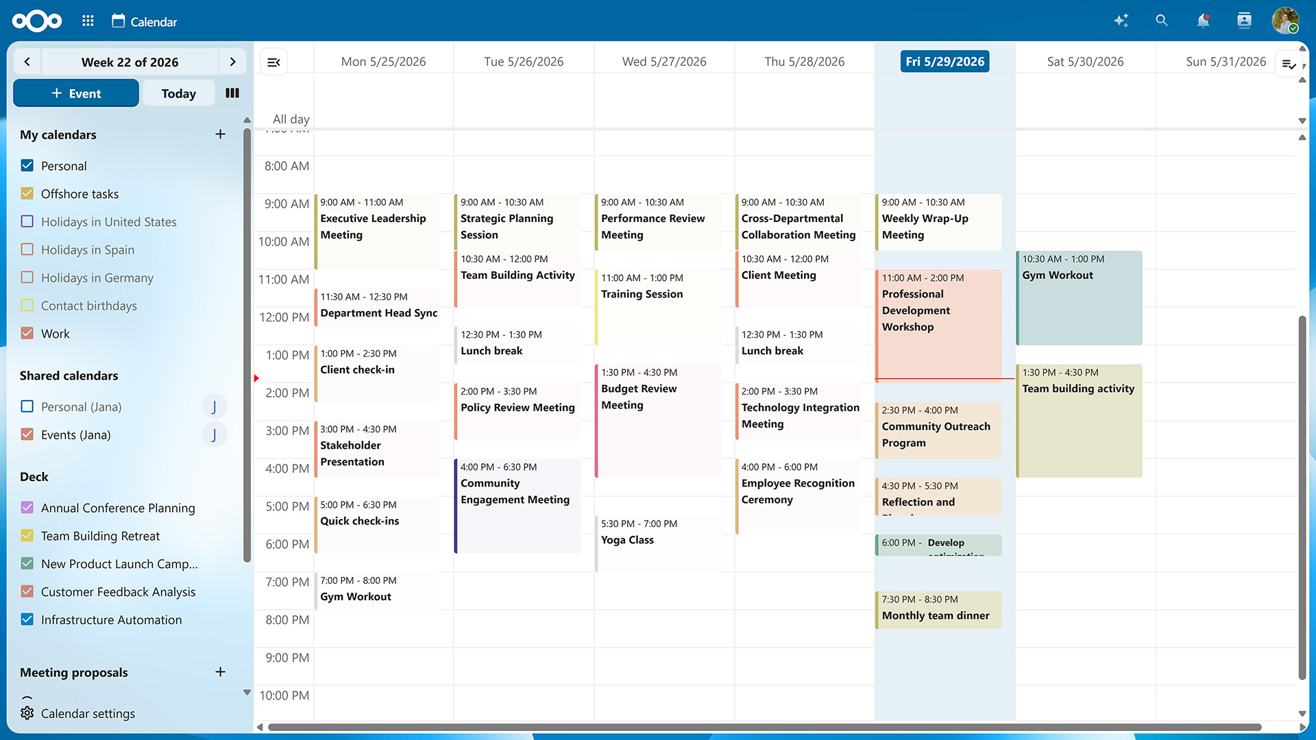Nextcloud Calendar